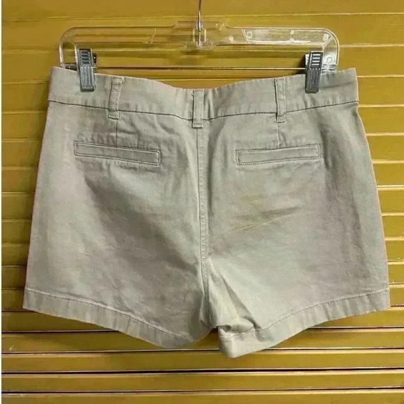 J Crew Women's 4" stretch chino khaki short size 8 - Picture 6 of 10